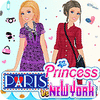 Žaidimas Princess: Paris vs. New York